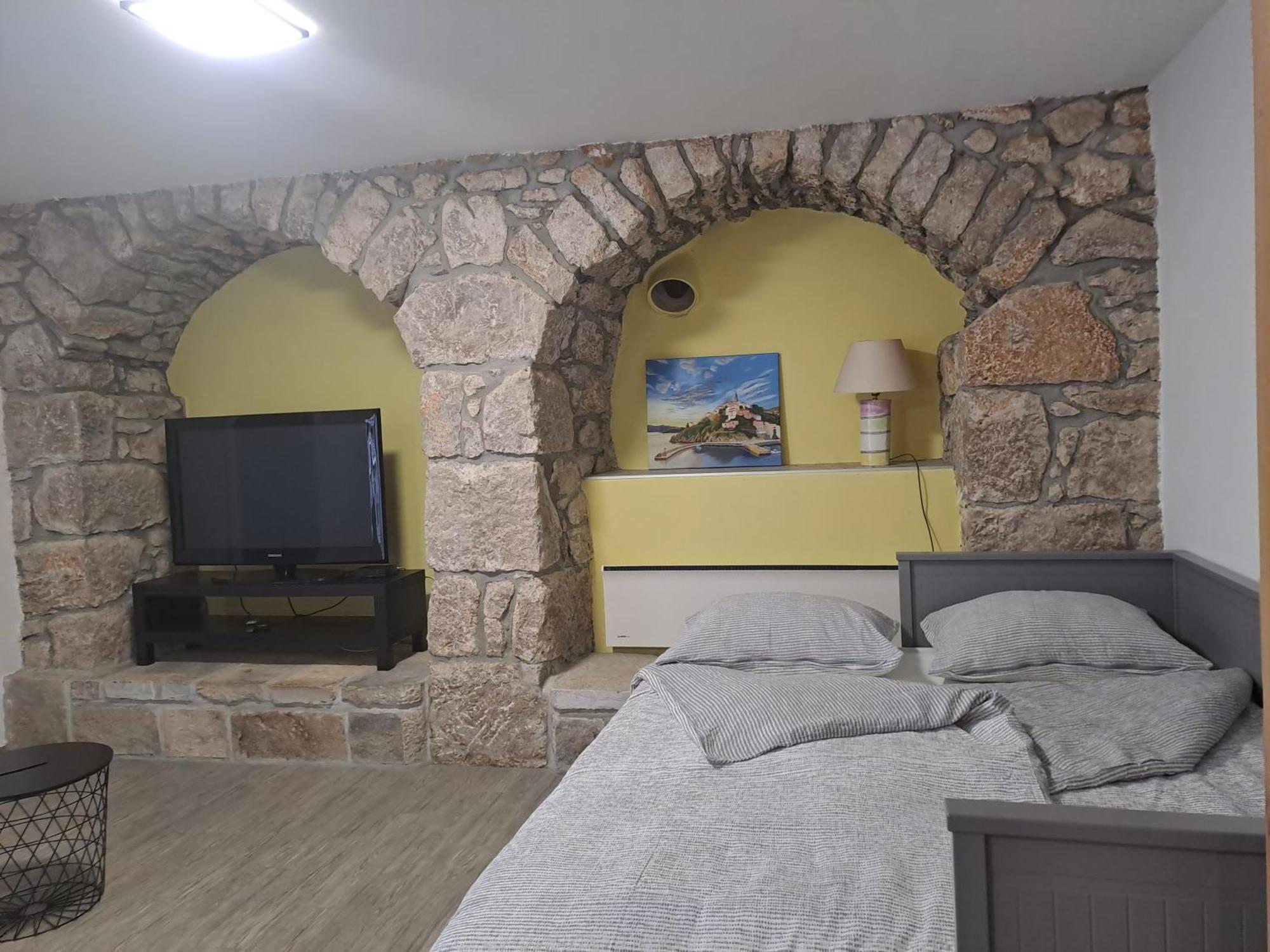 Apartmán Greta Vrbnik Exteriér fotografie