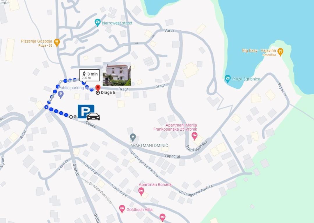 Apartmán Greta Vrbnik Pokoj fotografie
