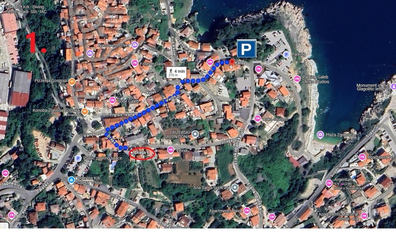 Apartmán Greta Vrbnik Exteriér fotografie